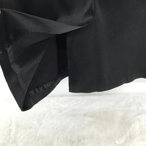 BCBGMAXAZRIA Silk Sheath Lace & Ruffle Front Cocktail Party Dress NWT Size 4 - Picture 8 of 11